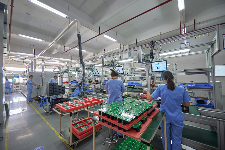 Shenzhen zk electric technology limited  company factory production line